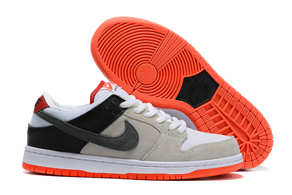 Women's Dunk Low SB Grey/Orange Shoes 0153 Women's Dunk Low SB Grey/Orange Shoes 0153